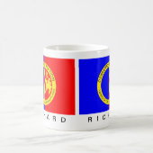 Mug Drapeau de la nation Comanche amérindienne avec mo (Centre)