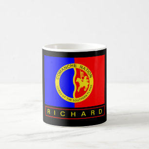 Mug Drapeau de la nation des Comanche amérindiennes mo