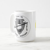 Mug Drapeau de la nation des Osages (Devant gauche)