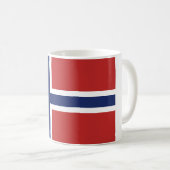 Mug Drapeau de la Norvège (Devant droit)