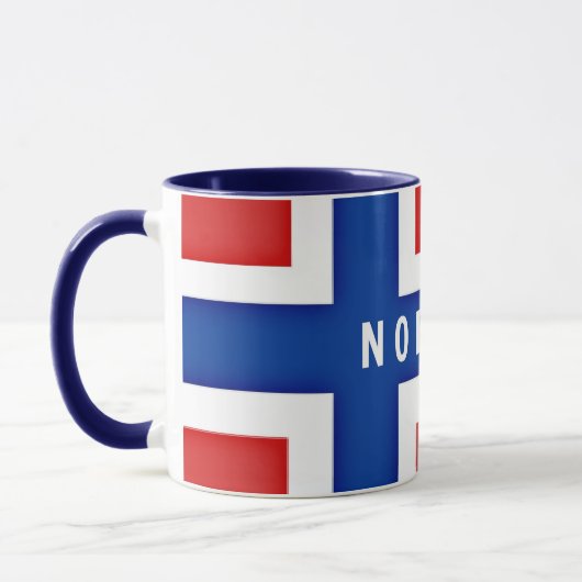 Mug Drapeau de la Norvège (Gauche)