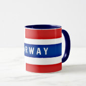 Mug Drapeau de la Norvège (Devant droit)