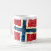Mug Drapeau de la Norvège (Devant gauche)
