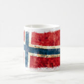 Mug Drapeau de la Norvège (Centre)