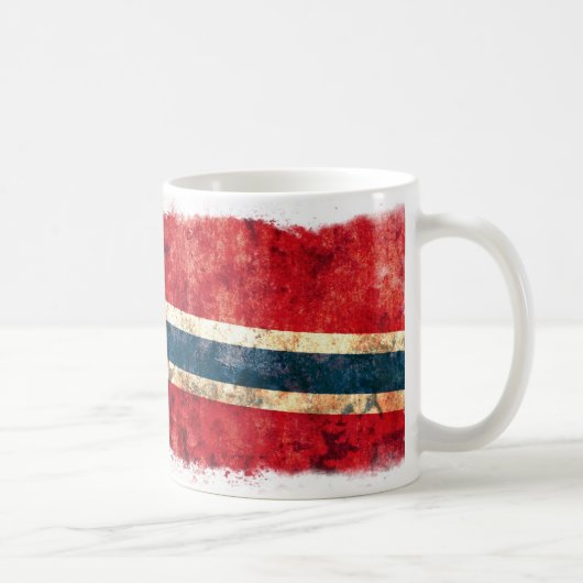 Mug Drapeau de la Norvège (Droite)