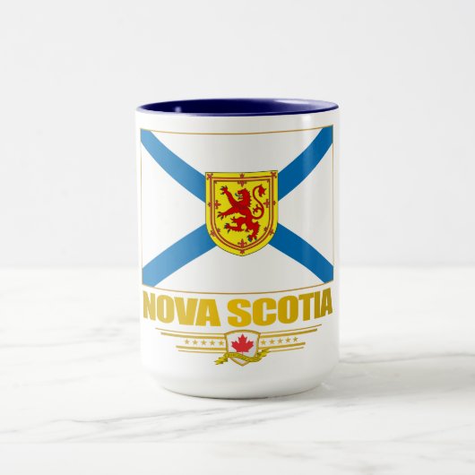 Mug Drapeau de la Nouvelle-Écosse (Centre)