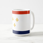 Mug Drapeau de La Nouvelle-Orléans (Devant droit)
