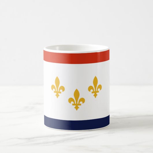 Mug Drapeau de la Nouvelle-Orléans (Centre)
