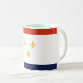 Mug Drapeau de la Nouvelle-Orléans (Louisiane, États-U (Devant droit)