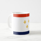 Mug Drapeau de la Nouvelle-Orléans (Louisiane, États-U (Devant gauche)