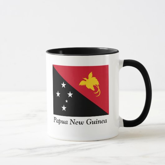 Mug Drapeau de la Papouasie-Nouvelle-Guinée (Droite)