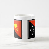 Mug Drapeau de la Papouasie-Nouvelle-Guinée (Centre)