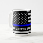 Mug Drapeau de la police de la ligne bleue (Devant gauche)