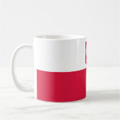 Mug Drapeau de la Pologne (Gauche)