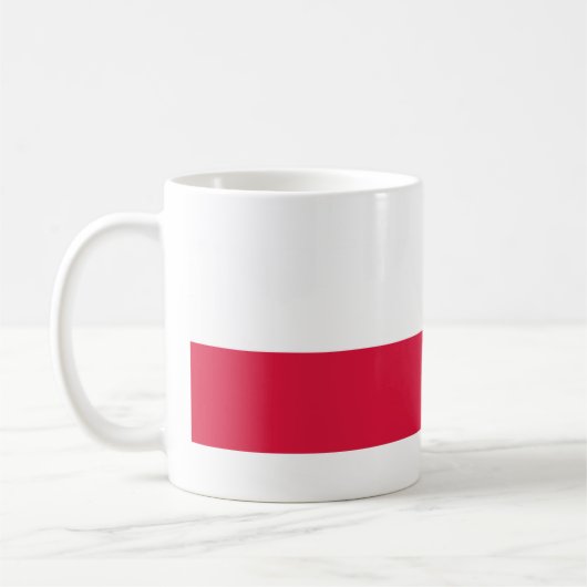 Mug Drapeau de la Pologne (Gauche)
