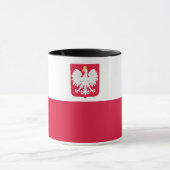 Mug Drapeau de la Pologne (avec armoiries) (Centre)