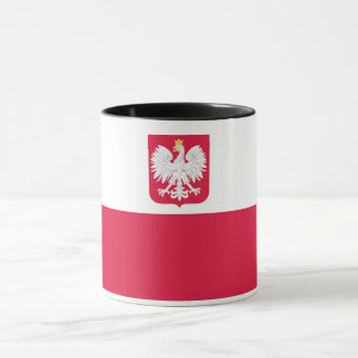 Mug Drapeau de la Pologne (avec armoiries)