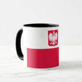 Mug Drapeau de la Pologne (avec armoiries) (Devant gauche)