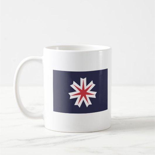 Mug Drapeau de la préfecture d'Hokkaido, Japon (Gauche)