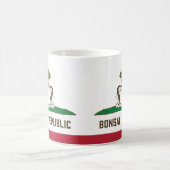 Mug Drapeau de la République de Bonsai (Centre)