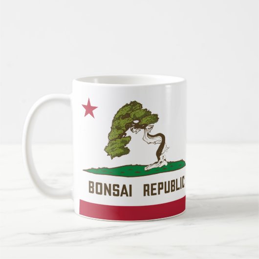 Mug Drapeau de la République de Bonsai (Gauche)