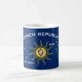 Mug Drapeau de la République de Conch, Drapeau de Key  (Centre)