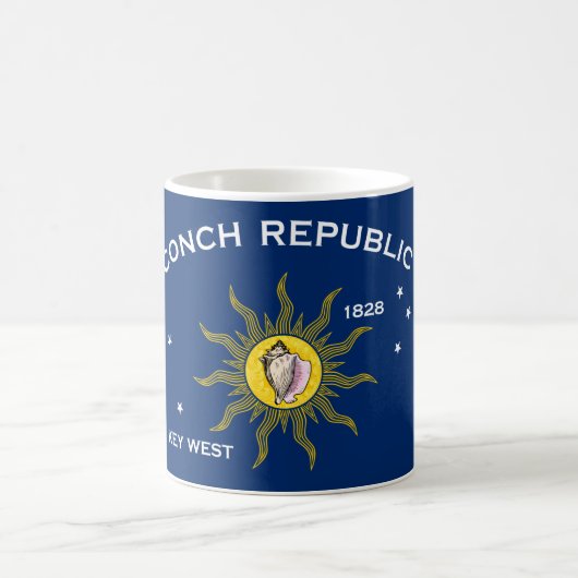 Mug Drapeau de la République de conque (Centre)