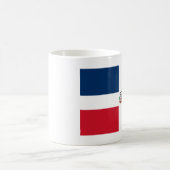 Mug Drapeau de la République Dominicaine (Centre)