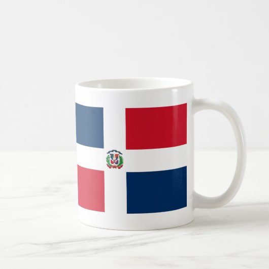 Mug Drapeau de la République Dominicaine (Droite)