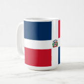 Mug Drapeau de la République Dominicaine (Devant gauche)