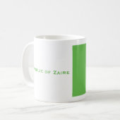 Mug Drapeau de la République du Zaïre (Devant gauche)