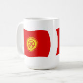 Mug Drapeau de la République kirghize (Devant gauche)