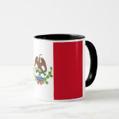 Mug Drapeau de la République mexicaine : 1824-1835, Pè (Devant droit)