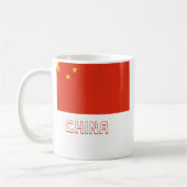 Mug Drapeau de la république populaire de Chine avec (Gauche)