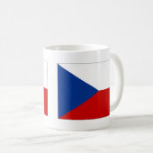 Mug Drapeau de la République tchèque (Devant droit)