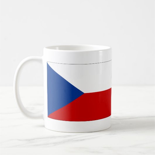 Mug Drapeau de la République tchèque (Gauche)