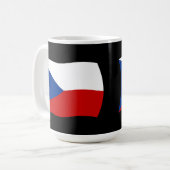 Mug Drapeau de la République tchèque (Devant gauche)