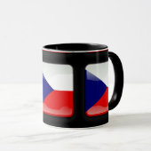 Mug Drapeau de la République tchèque (Devant droit)