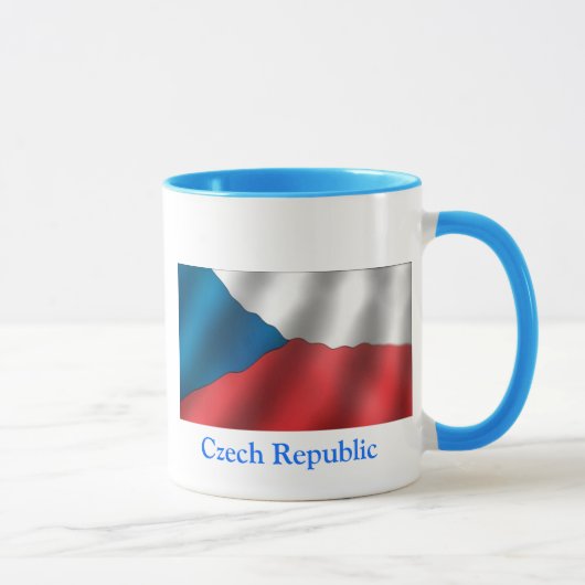 Mug Drapeau de la République Tchèque (Droite)