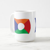 Mug Drapeau de la Réunion (Devant gauche)