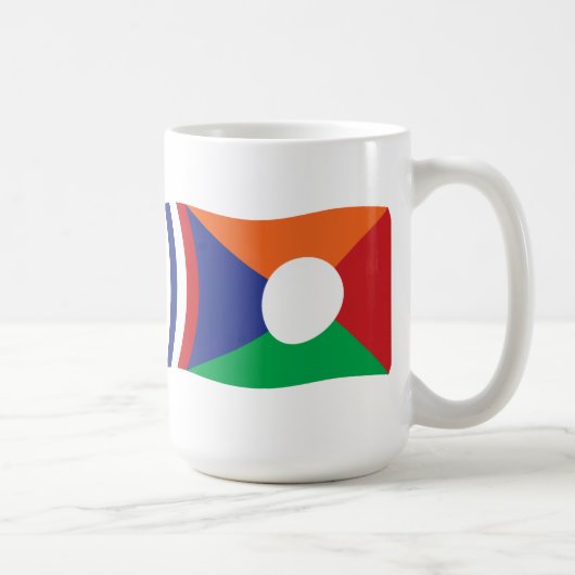 Mug Drapeau de la Réunion (Droite)