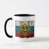 Mug Drapeau de la Russie qui flotte (Gauche)