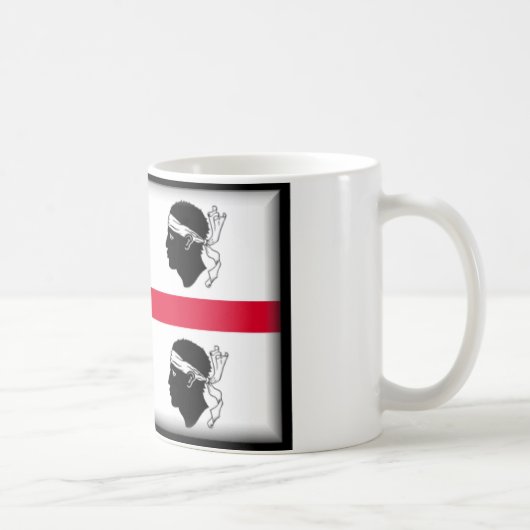 Mug Drapeau de la Sardaigne (Italie) (Droite)