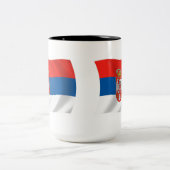 Mug Drapeau de la Serbie (Centre)