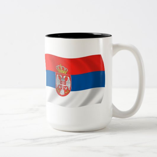 Mug Drapeau de la Serbie (Droit)