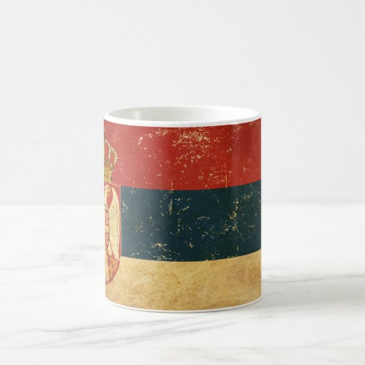 Mug Drapeau de la Serbie (Centre)