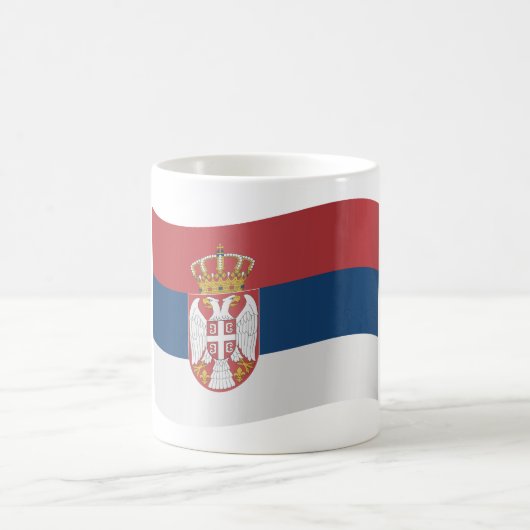 Mug Drapeau de la Serbie (Centre)