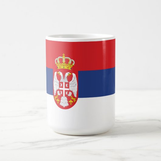 Mug Drapeau de la Serbie (Centre)