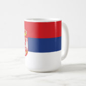 Mug Drapeau de la Serbie (Devant droit)