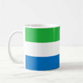 Mug Drapeau de la Sierra Leone (Gauche)